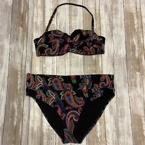 Victoria’s Secret Paisley Bikini Set 36B M